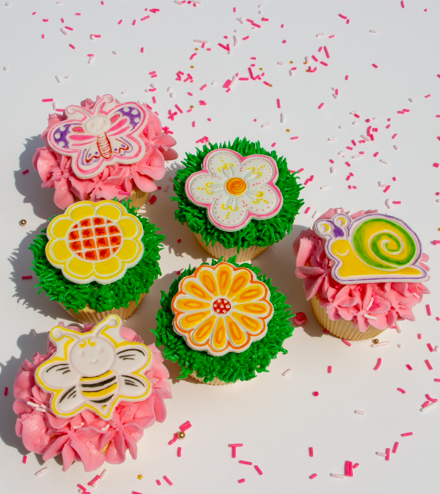 Cours de décoration de cupcakes fleurs et d'insectes adulte/enfant (5 à 10 ans) 18 juillet 2026