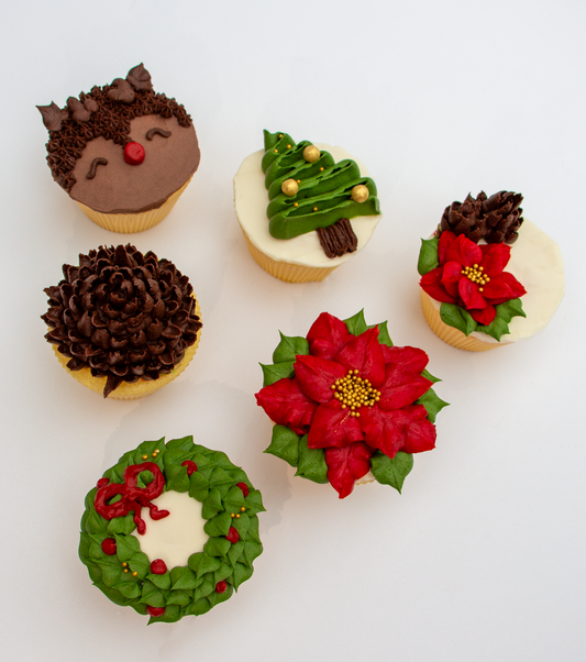 Cours de décoration de cupcakes de Noël - 4 décembre de 18h30 à 20h30