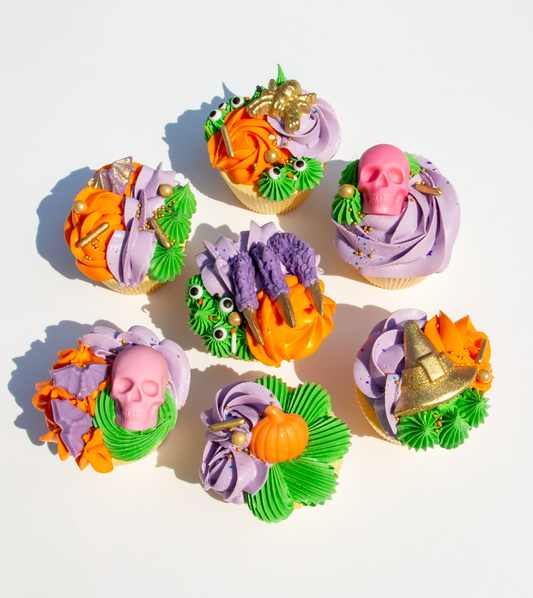 Cours de décoration de cupcakes d'Halloween